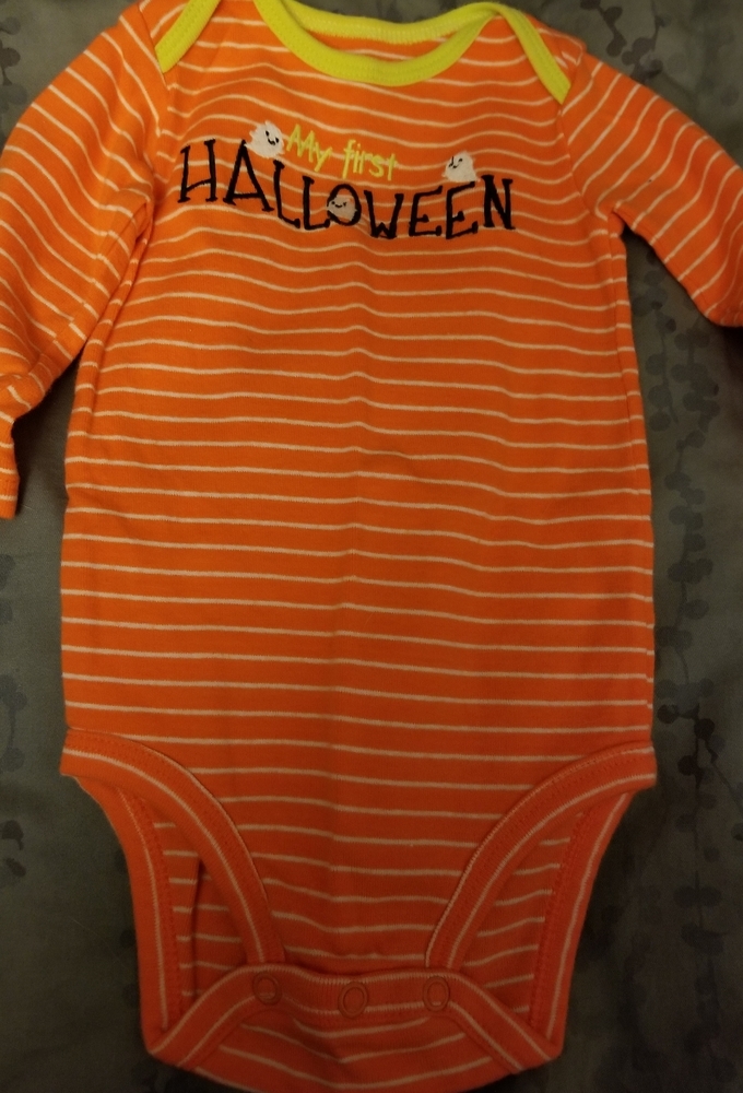 My first Halloween Onesie